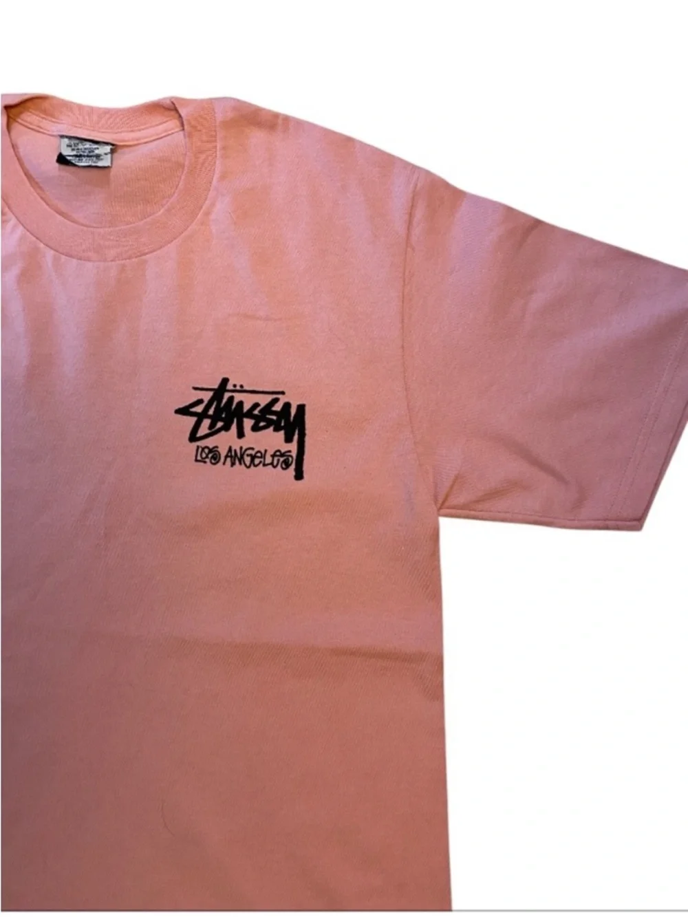 🆕 STUSSY T Shirt LA Exclusive Limited Run Stüssy Unisex Medium Rose Quartz - Picture 6 of 10